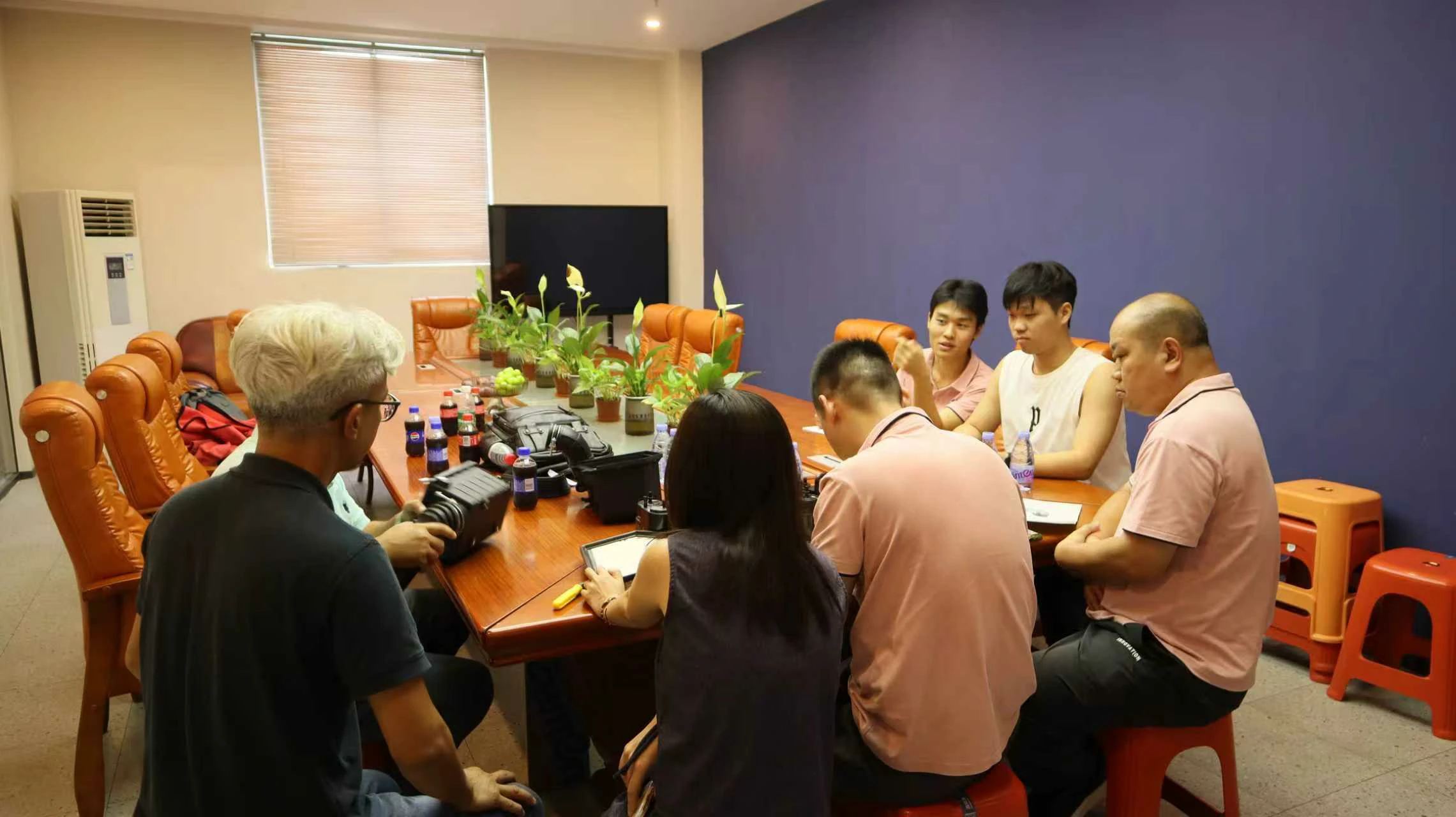 华府兄弟技术人员与马来西亚客户研讨会现场