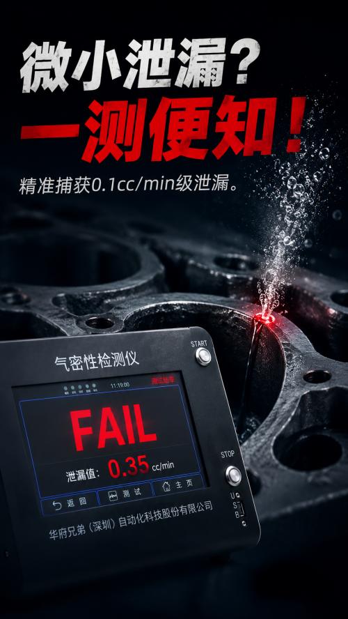 发动机部件气密性检测实操